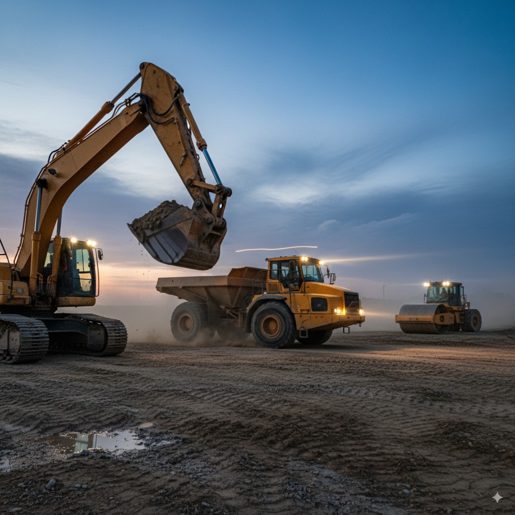 Movimiento de maquinaria pesada y renta de plataformas articuladas eléctricas en Querétaro